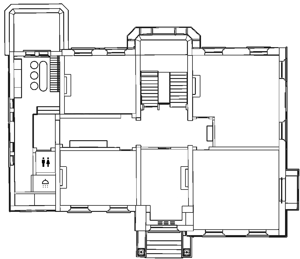 Plattegrond eerste verdieping