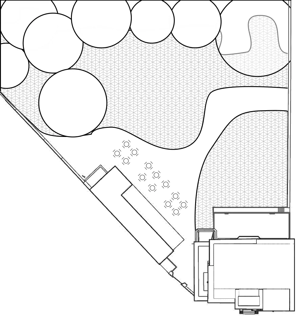 Plattegrond tuin Het Huis